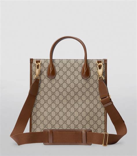 gucci supreme tote bag|gucci tote bag with zipper.